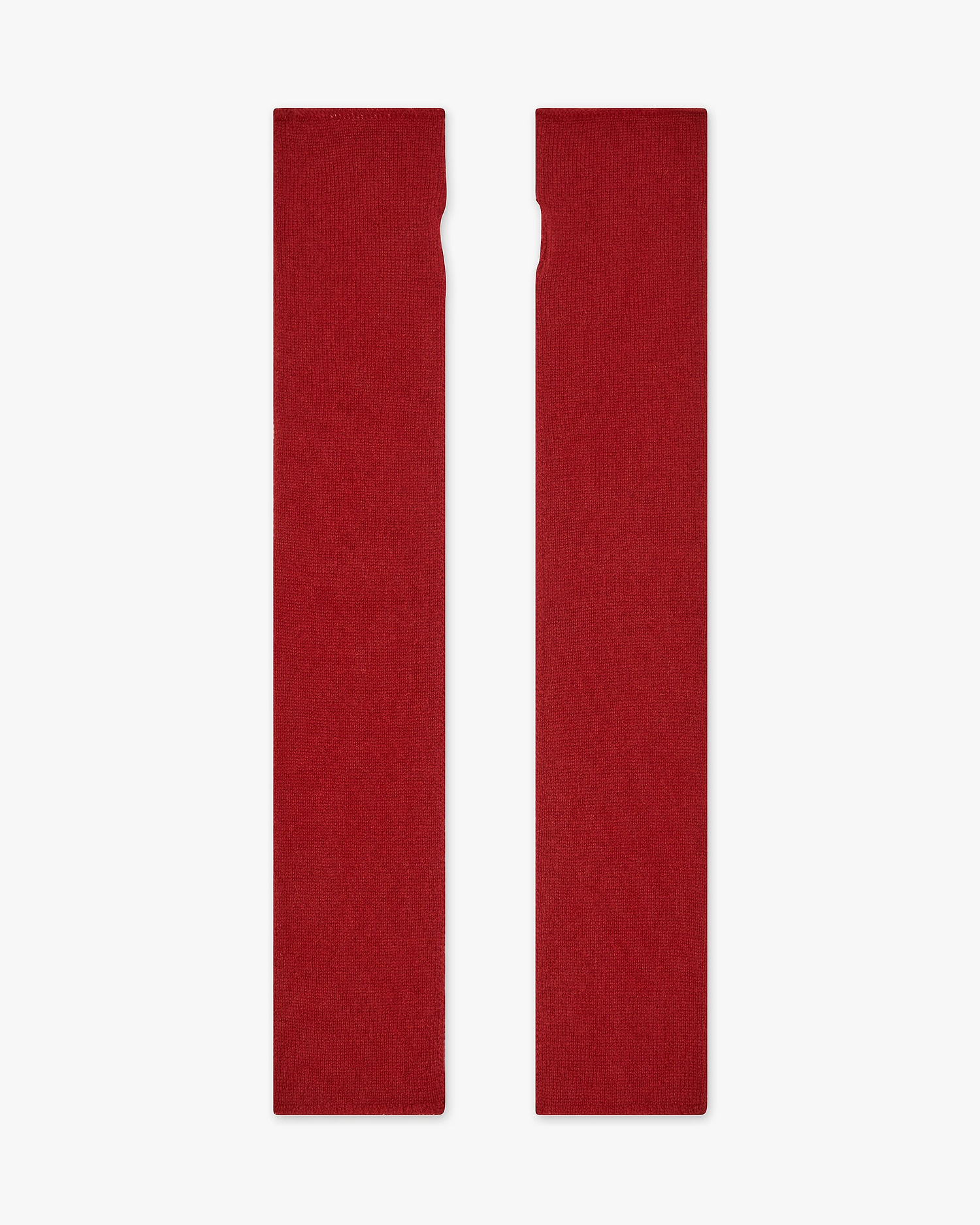 Fingerless Gloves - Red Cashmere