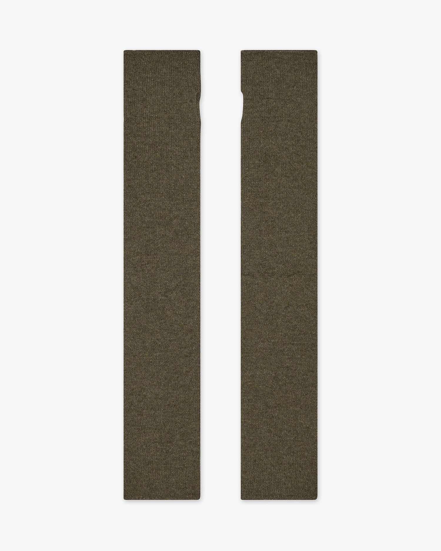 Fingerless Gloves - Green Cashmere