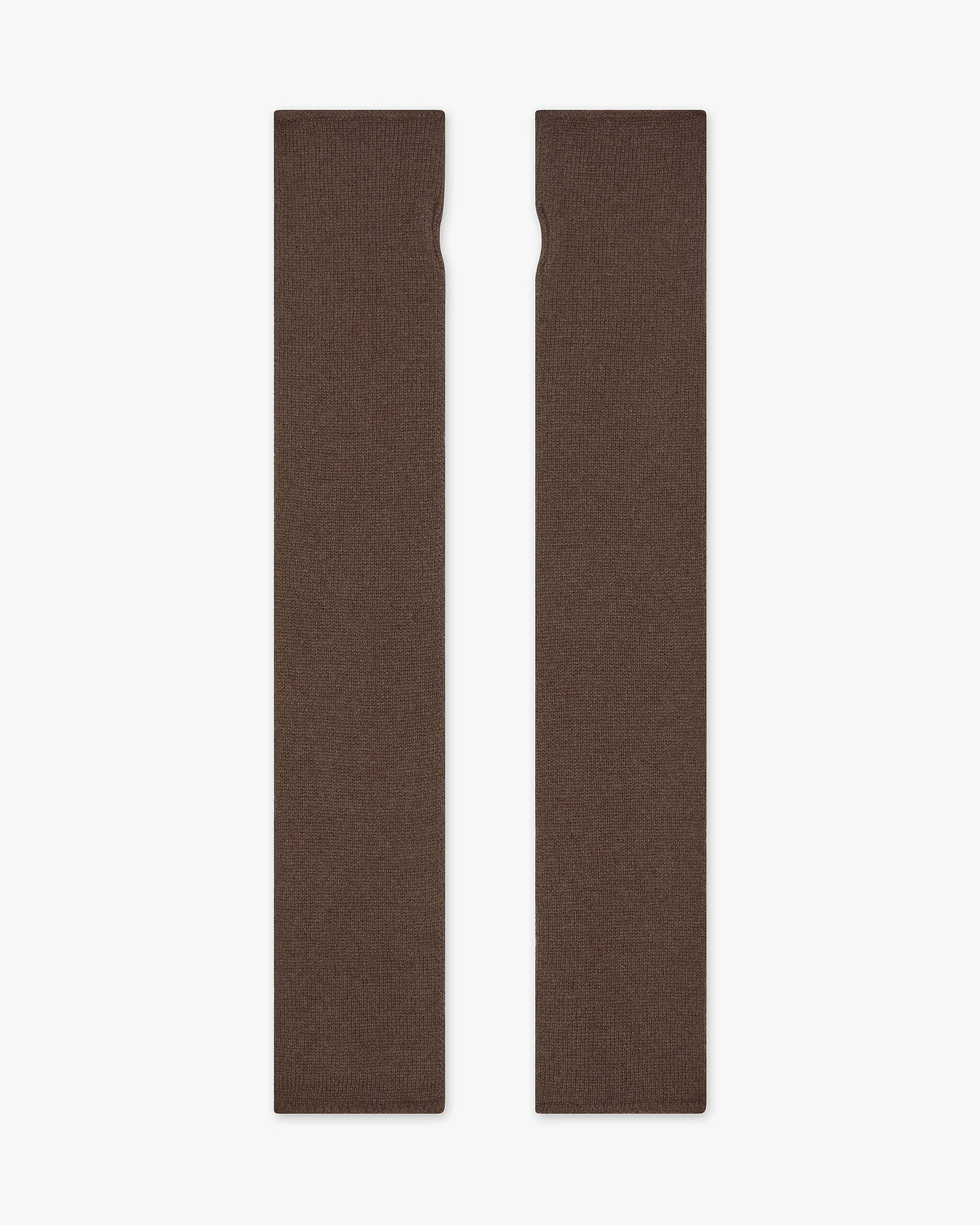 Fingerless Gloves - Brown Cashmere