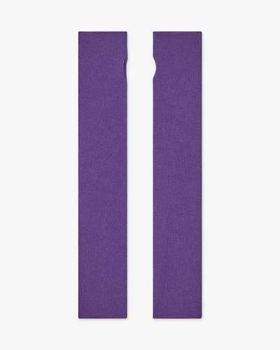 Fingerless Gloves - Purple Cashmere