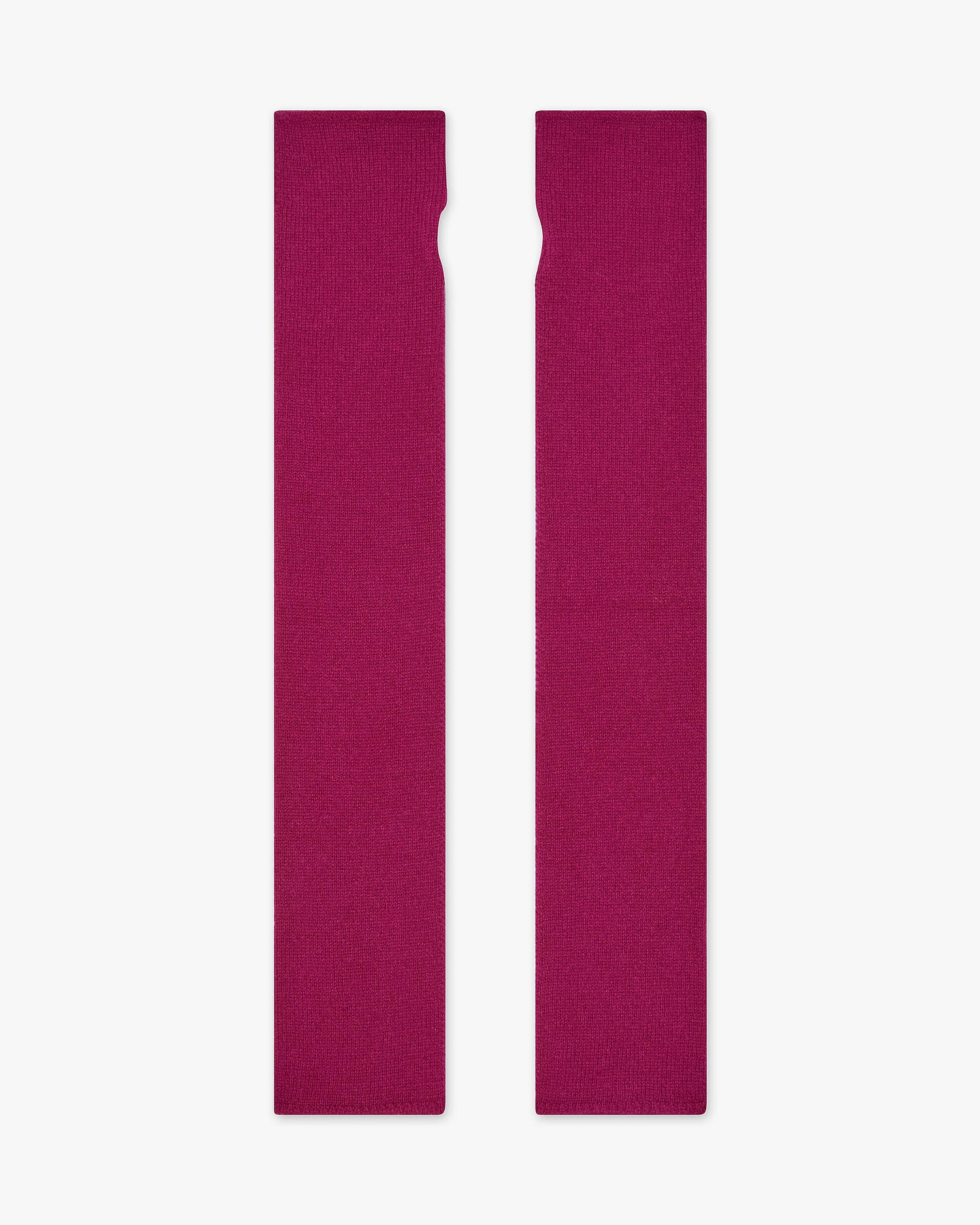 Fingerless Gloves - Magenta Cashmere