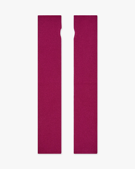 Fingerless Gloves - Magenta Cashmere