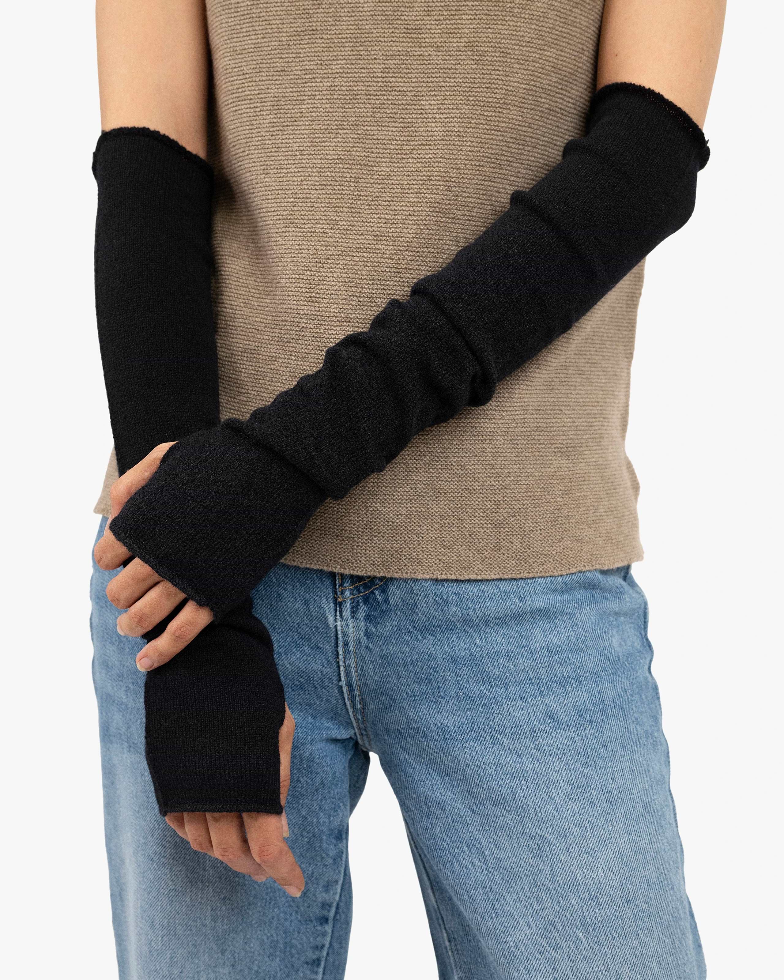 ショッピングオーダー 黒 palace loves me knitted gloves black
