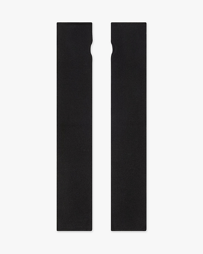 Fingerless Gloves - Black Cashmere