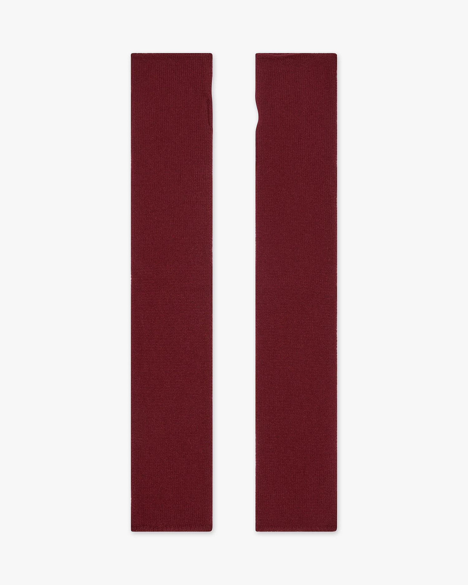 Fingerless Gloves - Bordeaux Cashmere