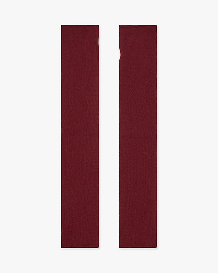 Fingerless Gloves - Bordeaux Cashmere
