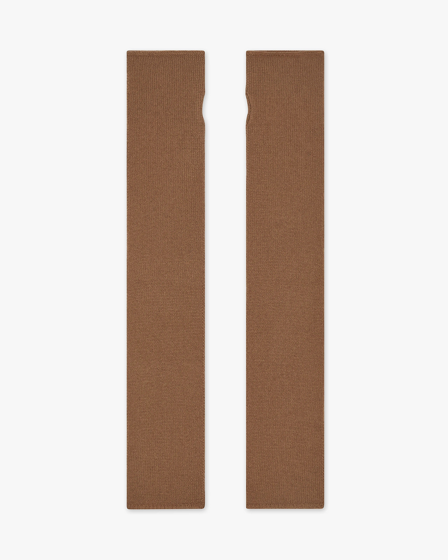 Fingerless Gloves - Camel Cashmere