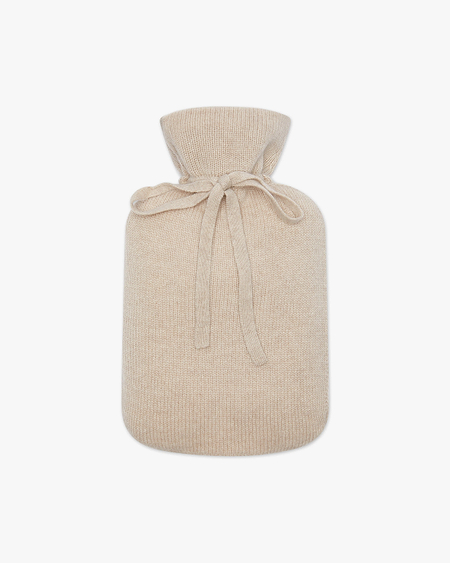 Hot Water Bottle Cover - Beige Cashmere
