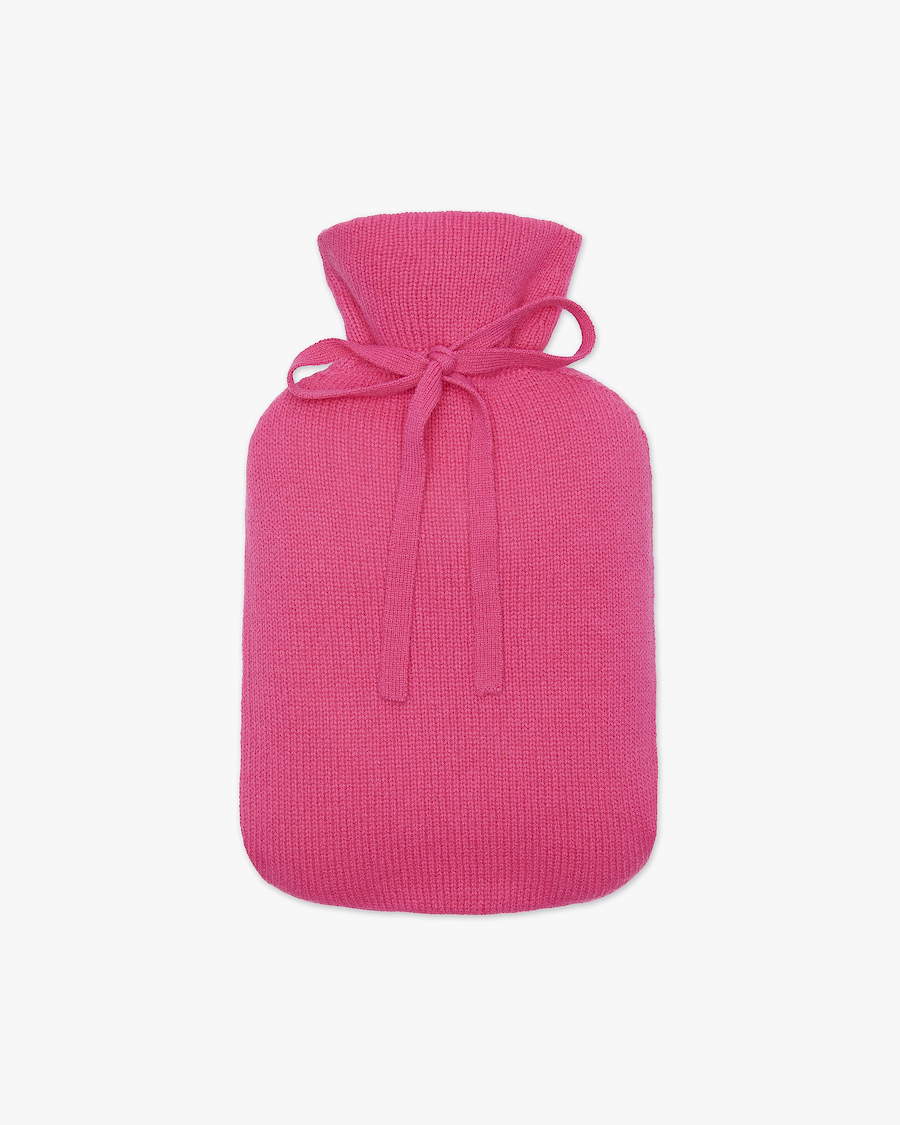 Hot Water Bottle Cover - Fuchsia Cashmere