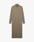 Liv Mock Neck Kleid - Taupe