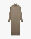 Liv Mock Neck Kleid - Taupe