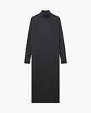 Liv Mock Neck Kleid - Dunkelgrau
