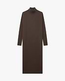 Liv Mock Neck Kleid - Braun