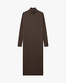 Liv Mock Neck Kleid - Braun