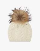 Pom-Pom Hat - White
