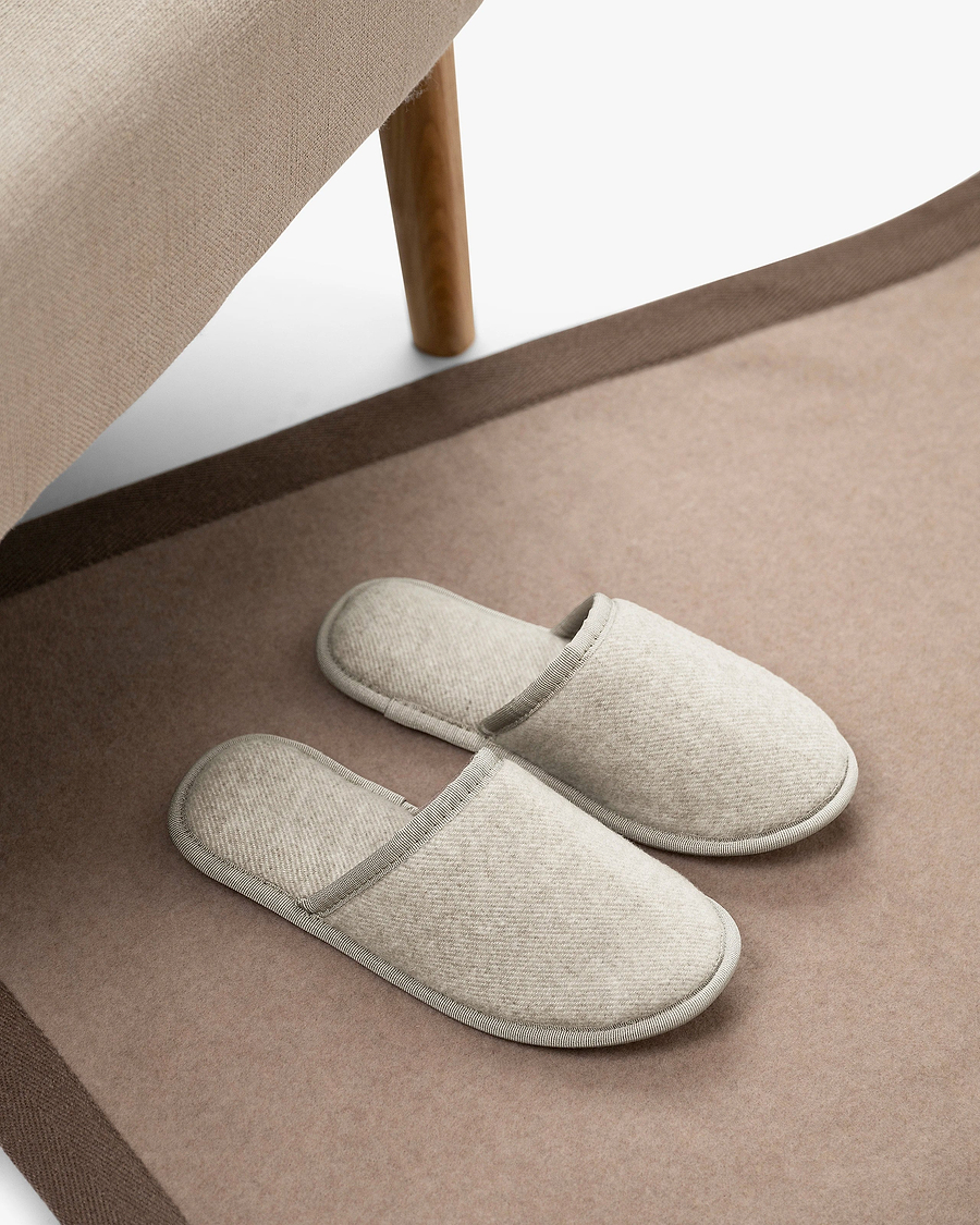 Alphea Slippers - Beige Cashmere