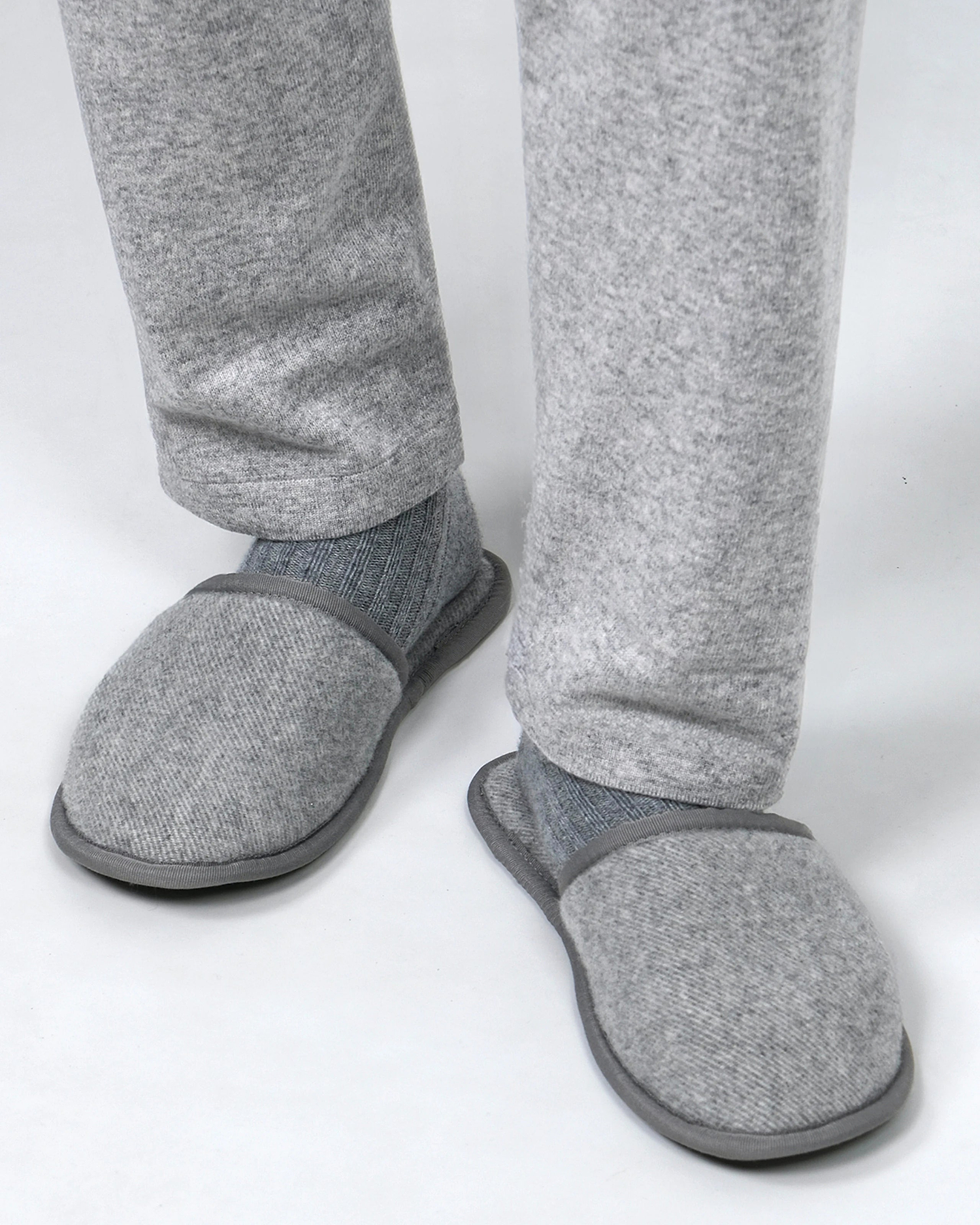 Alphea Slippers - Grey Cashmere