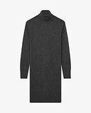 Florenz Rollkragen Kleid - Dunkelgrau