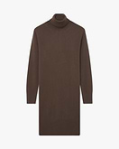 Florenz Rollkragen Kleid - Braun