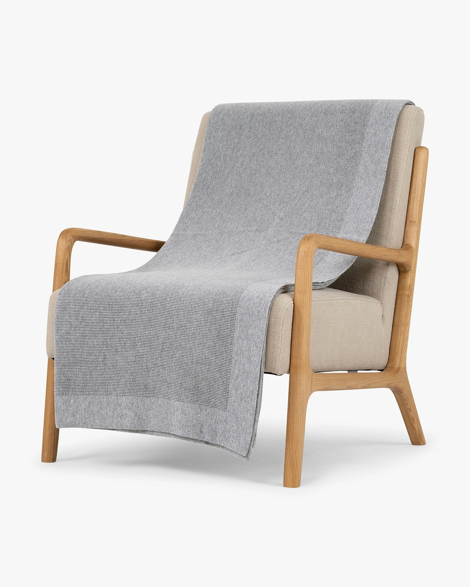 Cosy Blanket - Medium Grey Merino