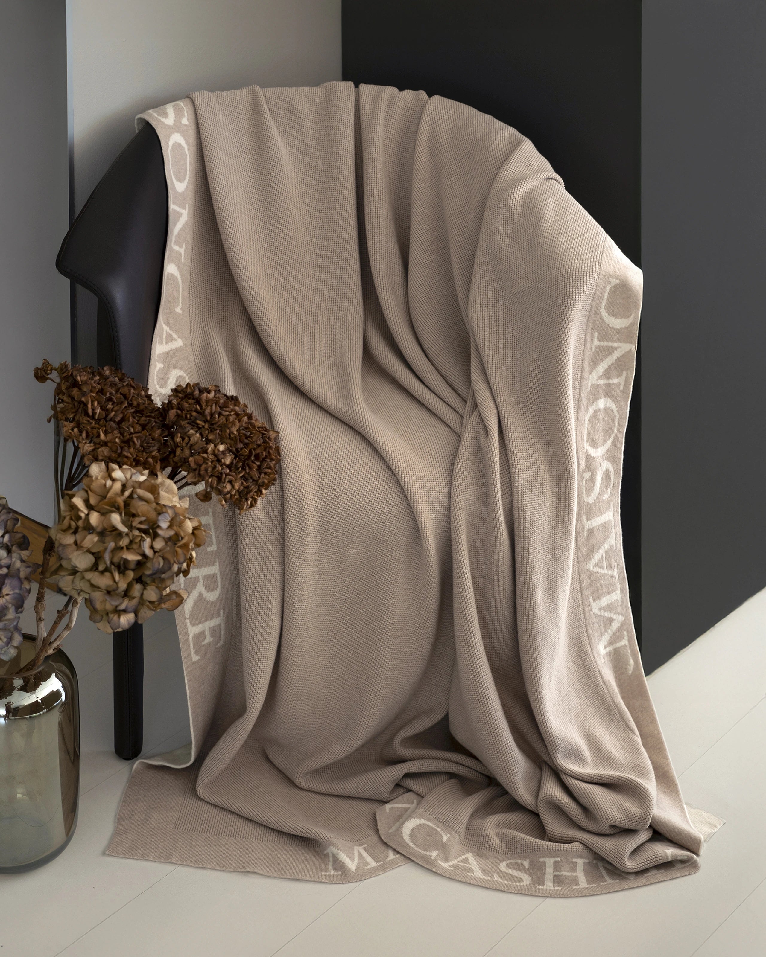 Dolomiti Customizable Blanket - Beige Cashmere
