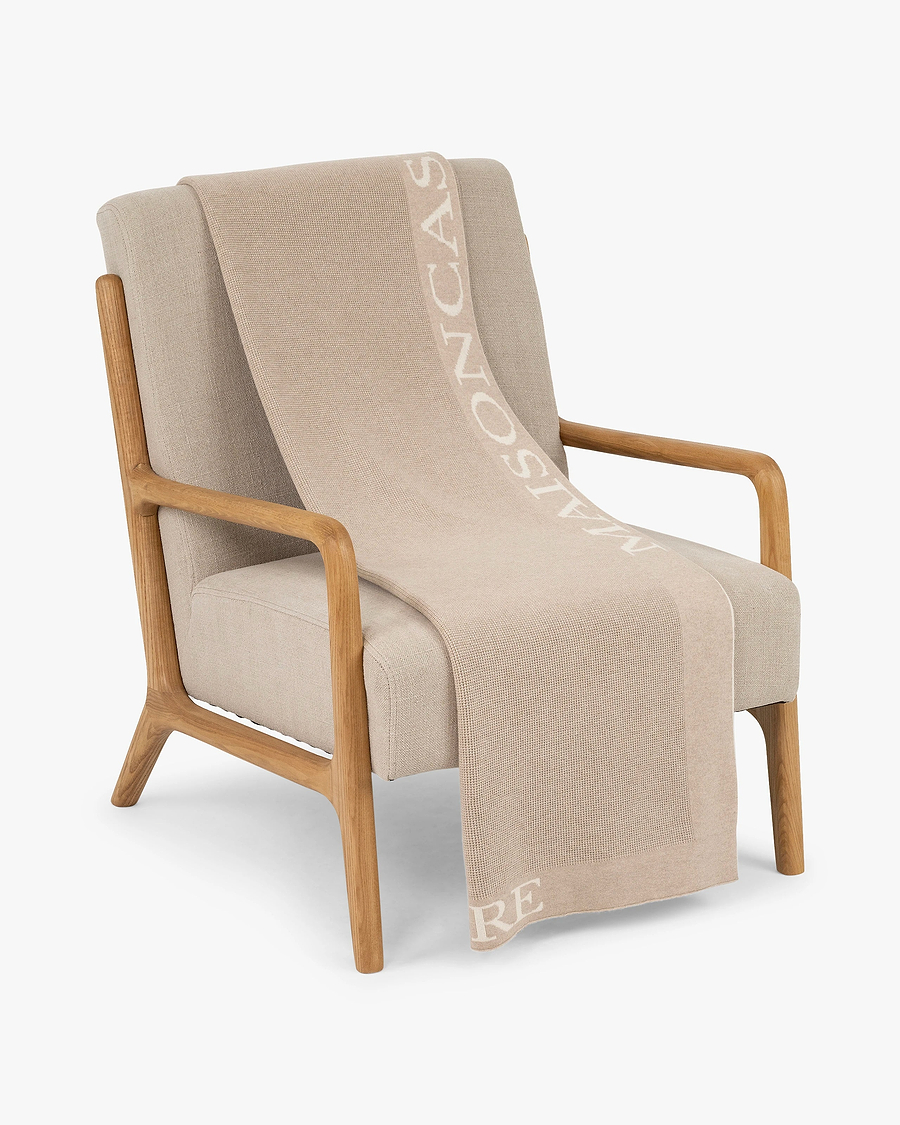 Dolomiti Customizable Blanket - Beige Cashmere