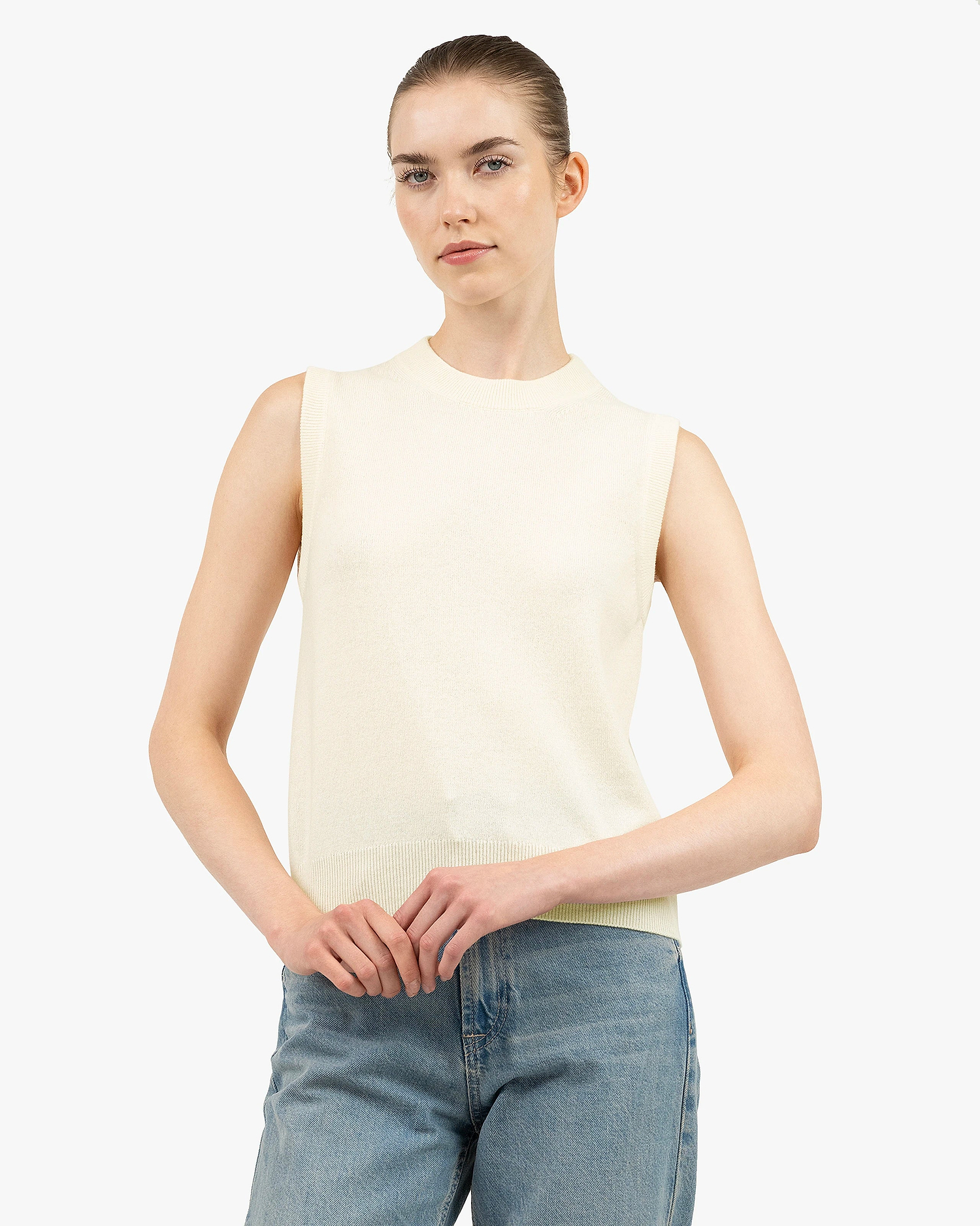 Essential Top - White Cashmere