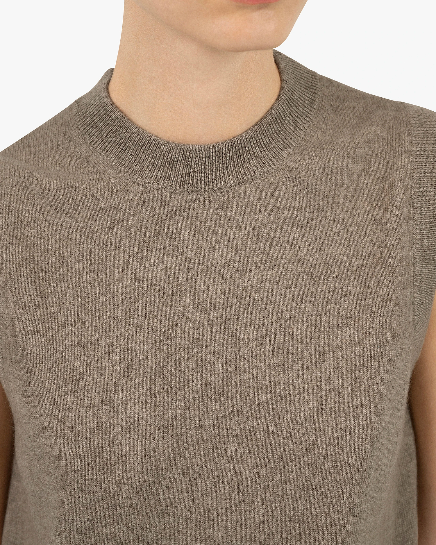 Essential Top - Taupe Cashmere