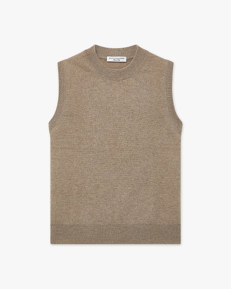Essential Top - Taupe Cashmere