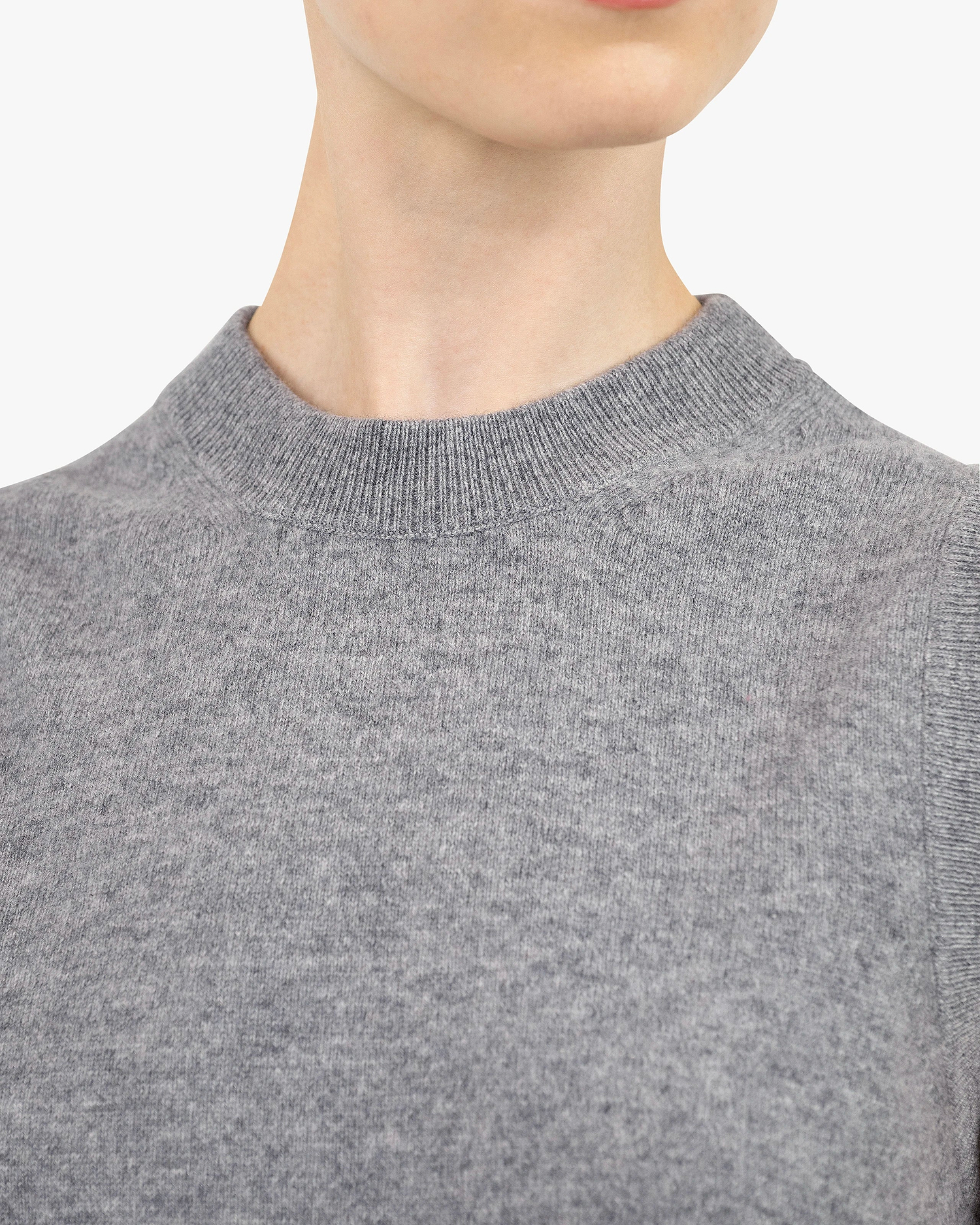 Essential Top - Medium Grey Cashmere