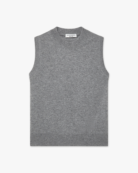Essential Top - Medium Grey Cashmere