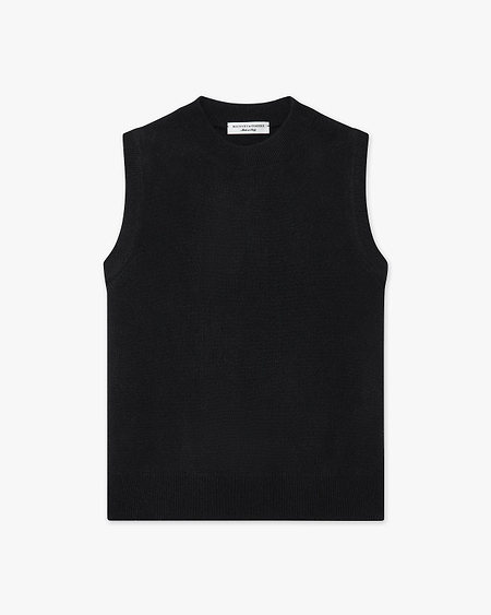 Essential Top - Black Cashmere