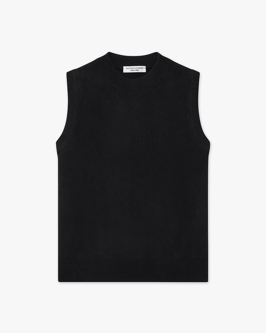 Essential Top - Black Cashmere