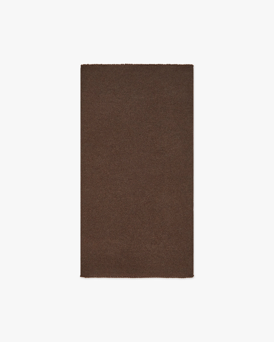 Essential Neck Warmer - Brown Cashmere
