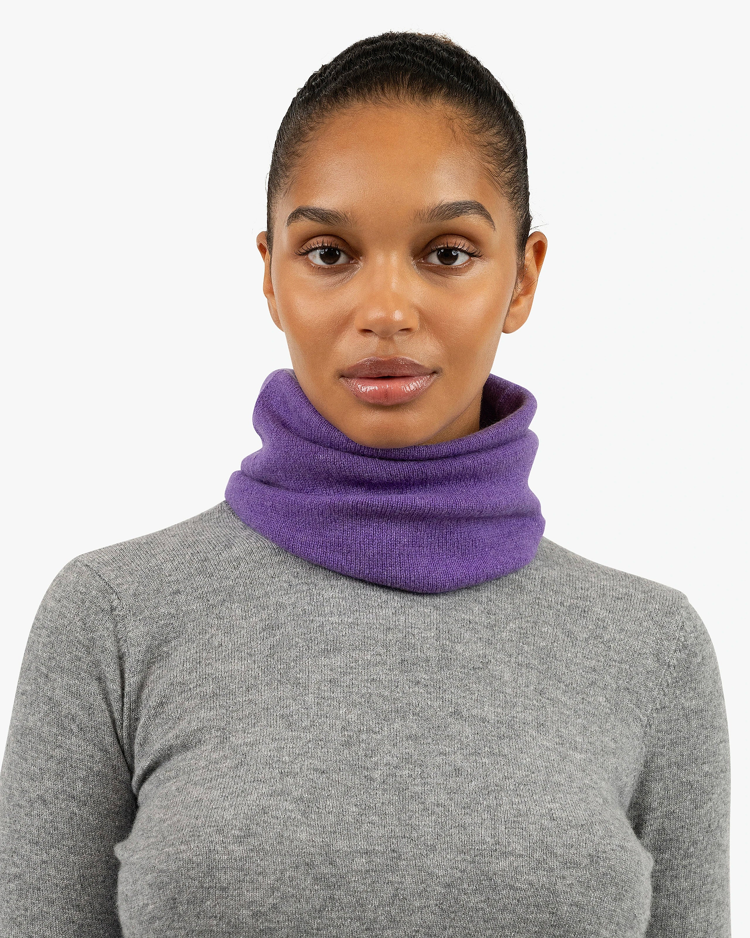Essential Neck Warmer - Purple Cashmere