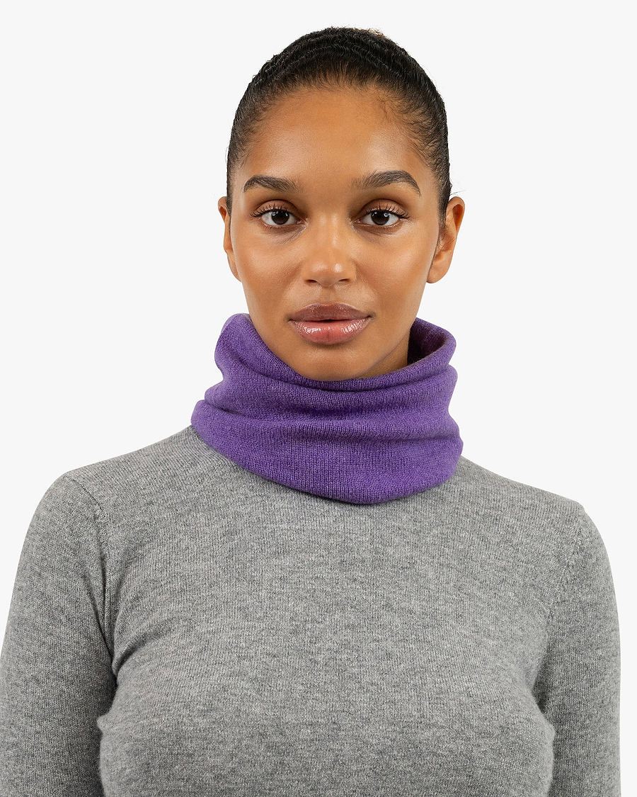 Essential Neck Warmer - Purple Cashmere