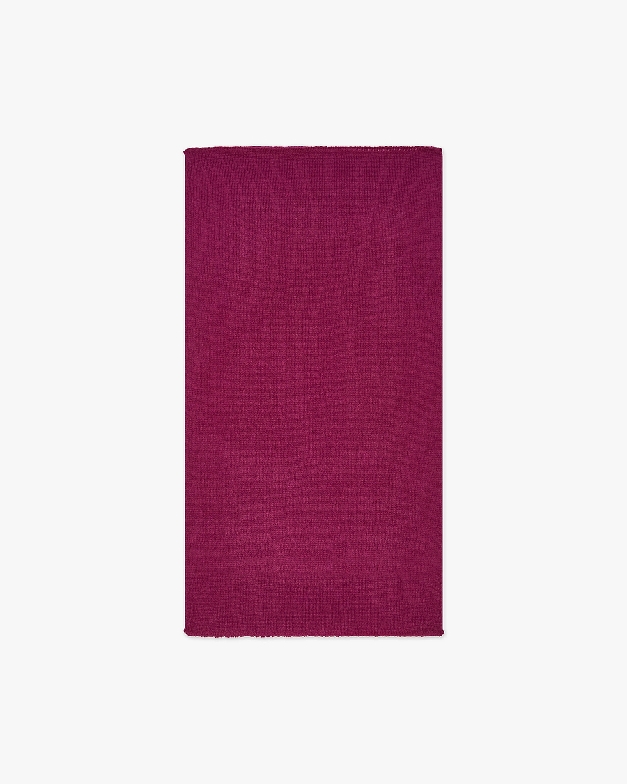 Essential Neck Warmer - Magenta Cashmere