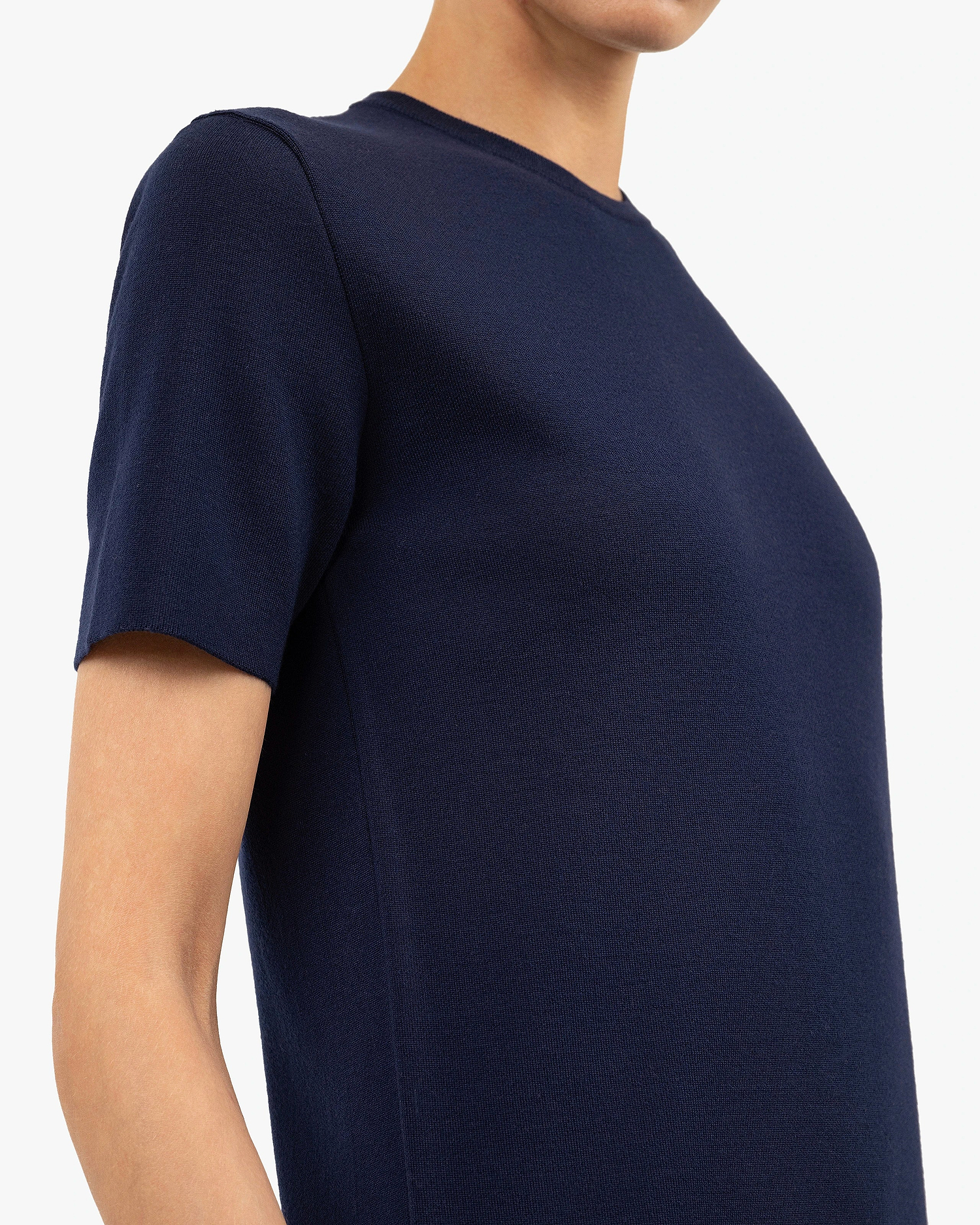 Seraphine Dress - Blue Merino Superfine