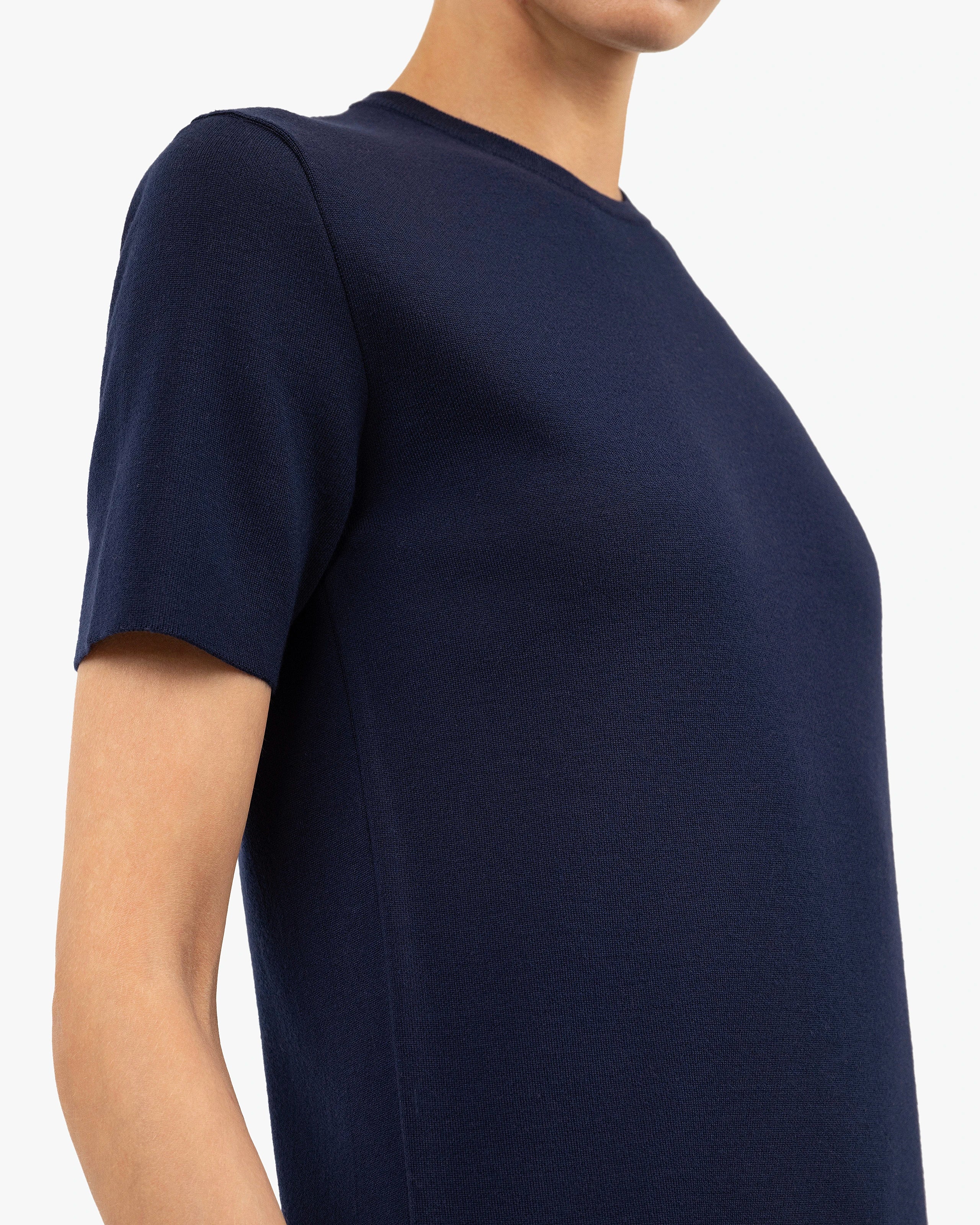 Seraphine Dress - Blue Merino Superfine