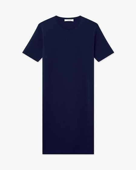 Seraphine Dress - Blue - Extrafine Merino - Made in Italy Seraphine Dress - Blue - Extrafine Merino - Made in Italy