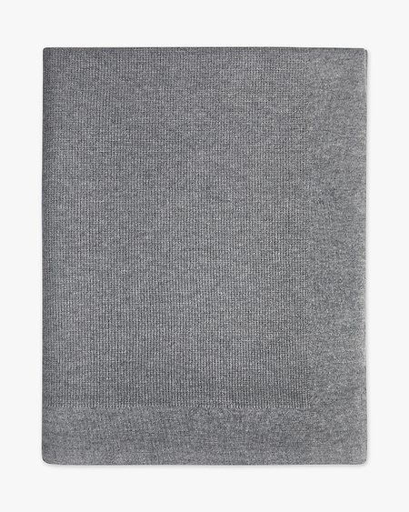 Fiocco Blanket - Medium Grey Cashmere