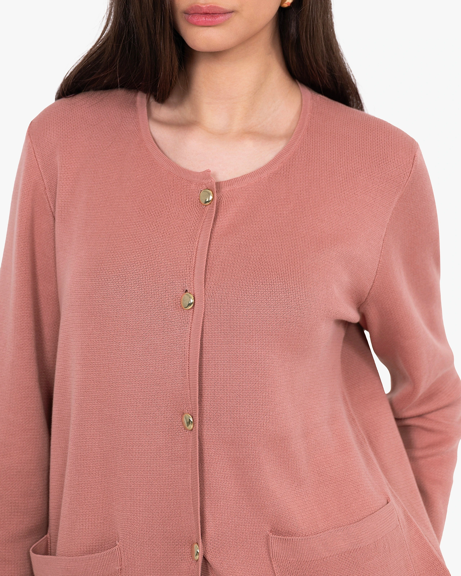 Women's Oasi Knit Jacket - Blush Cotone