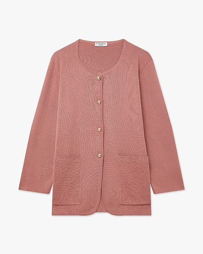 Women's Oasi Knit Jacket - Blush Cotone