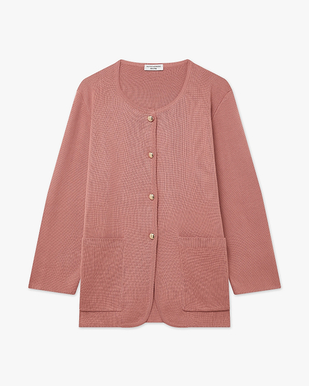 Women's Oasi Knit Jacket - Blush Cotone