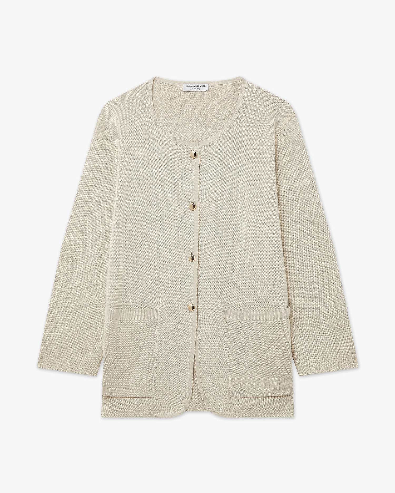 Women's Oasi Knit Jacket - Beige Cotone