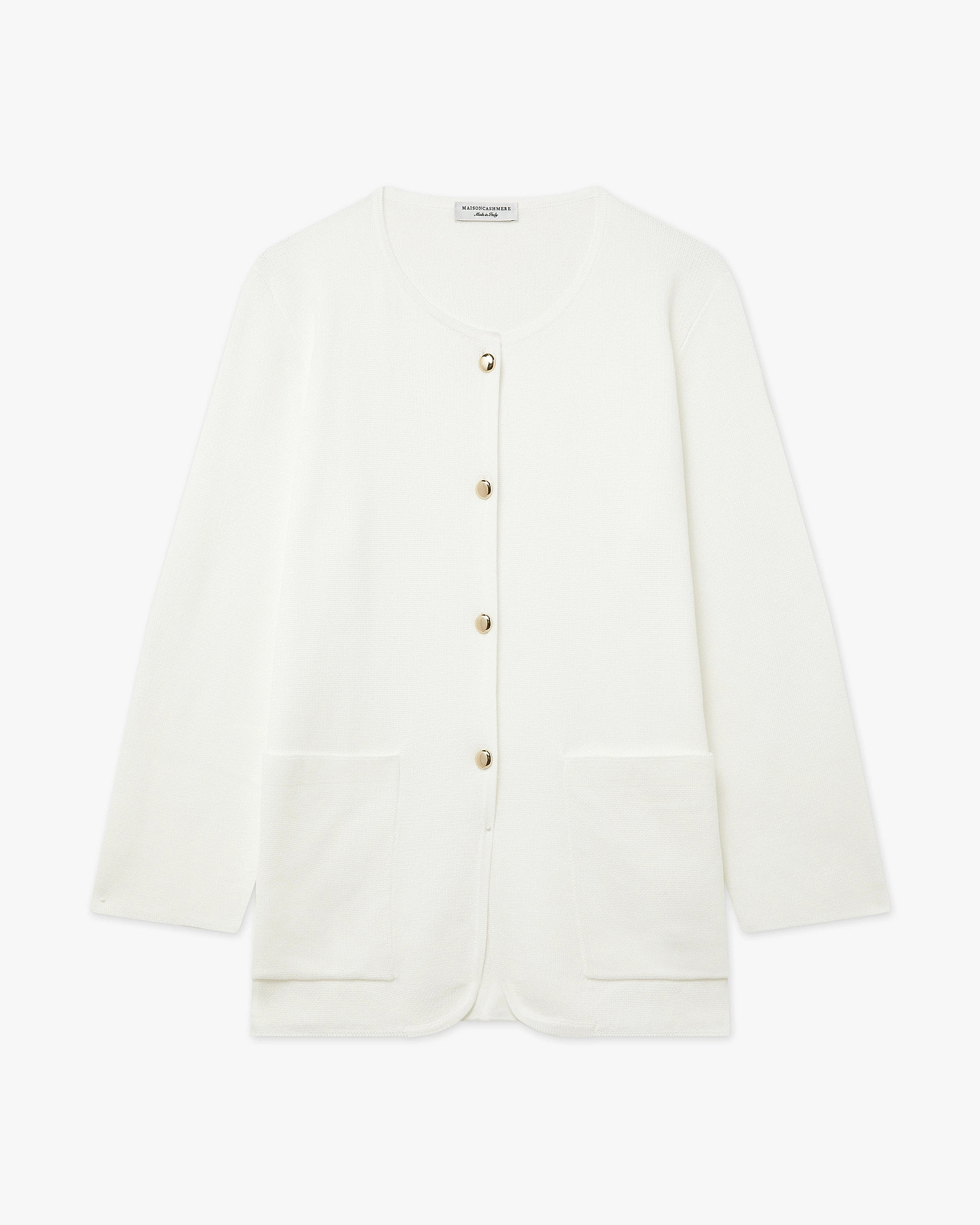 Women's Oasi Knit Jacket - White Cotone