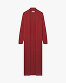 Long Cardigan Oasi - Rot