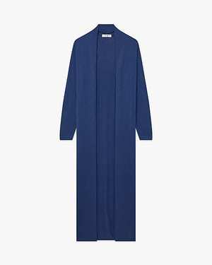 Long Cardigan Oasi - Bleu