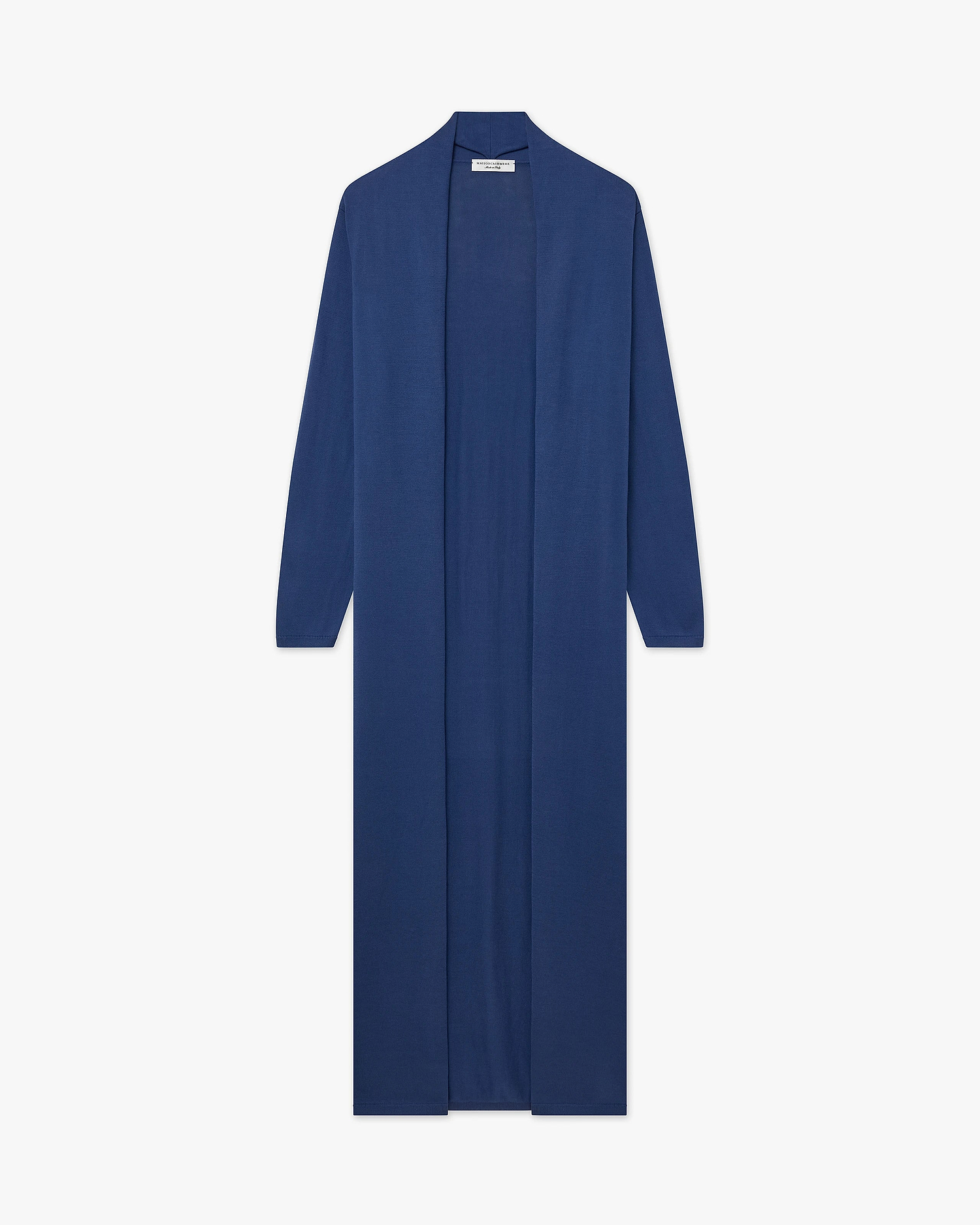 Oasi Long Cardigan - Blue Cotone