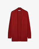 Cardigan Aperto Oasi - Rosso